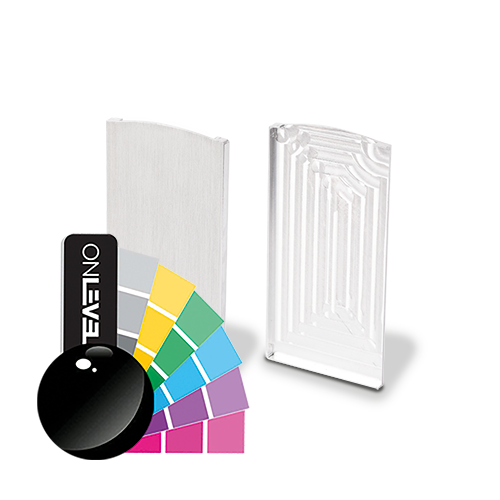 TL-6051 Eindkap links alum. RAL glanzend