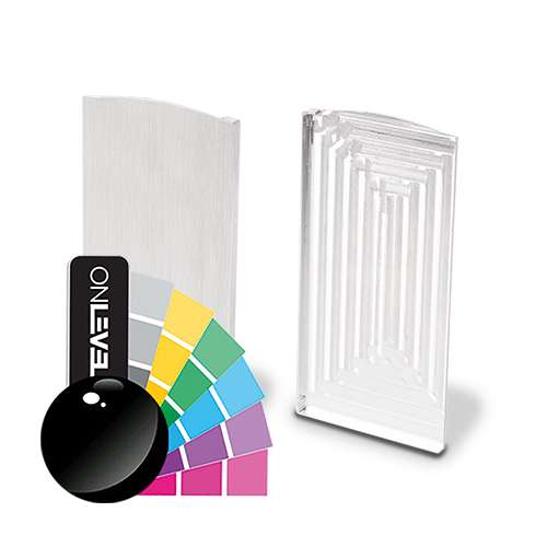 TL-6051 Embout gauche avec alum. RAL brillant aluminium RAL