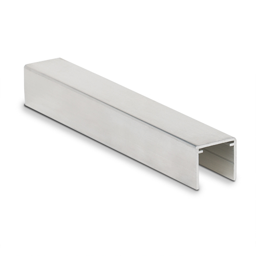 Handlauf U-Profil 42x34x3mm, L=4000mm Aluminium unbehandelt