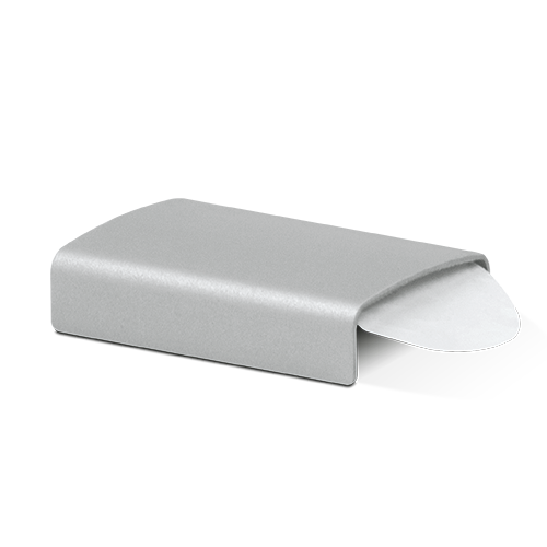 Verbinder glaskant bescherming Glas 15-17.5mm alum. nat. geanodiseerd