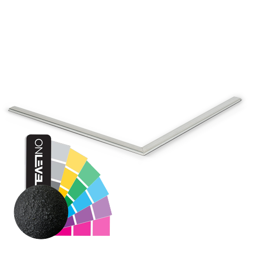 Protection de verre, Angle 90° verre 10-11.5mm, alum. RAL (mat) auto-adhésif incl. 