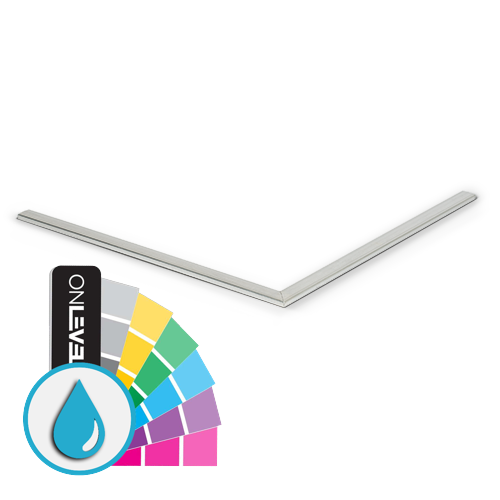 Glass edge protection, corner 90° glass 10-11.5mm, aluminum ARMOR RAL including glass mounting tape