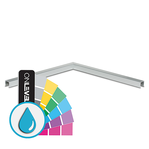 Corner 90° U-profile 30x28x2mm, aluminum ARMOR RAL