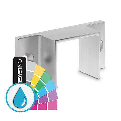 Wall support U-profile 30x28x2mm aluminum ARMOR RAL