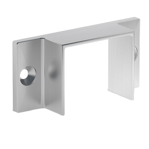 Raccord mural U-profil 42x34x3mm aluminium anodis