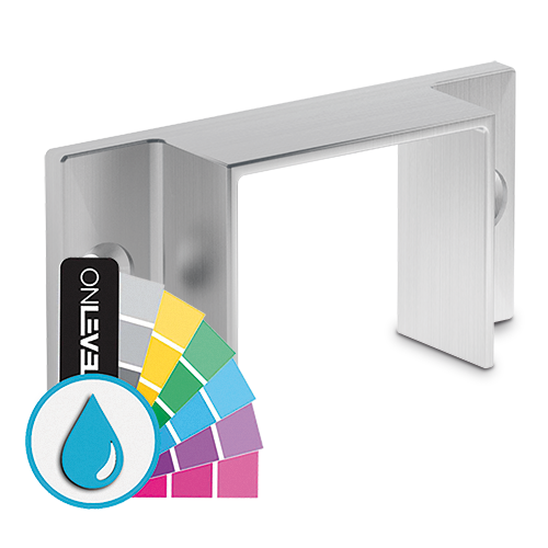 Raccord mural U-profil 42x34x3mm aluminium ARMOR RAL