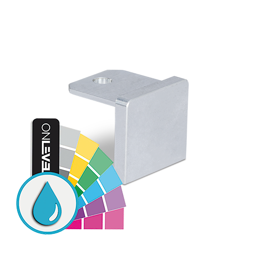 Eindkap vlak U-profiel 30x28x2mm aluminium ARMOR RAL