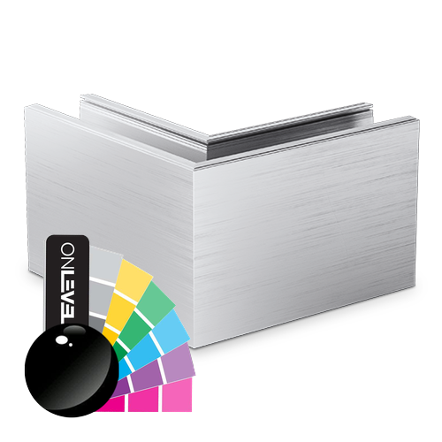 TL-6080 Eckverbinder 90° innen/außen Aluminium RAL glänzend