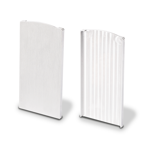 TL-6080 Endkappe links/rechts Aluminium natur eloxiert