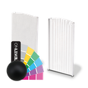 TL-6080 Eindkap links/rechts alum. RAL struct.