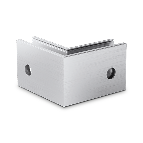 TL-6081 Utsida hörna 90° aluminium natur anodiserad