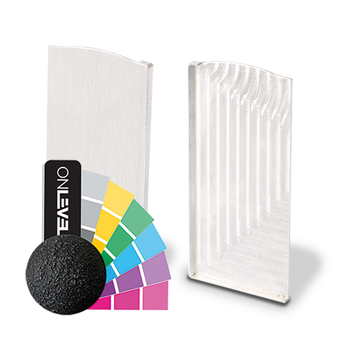 TL-6081 Endcap venst. med Click profil aluminum RAL mat
