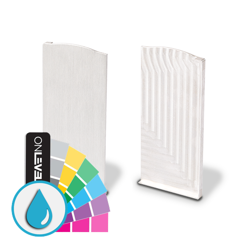 TL-6081 Endkappe rechts mit Abdeckleiste Aluminium RAL ARMOR