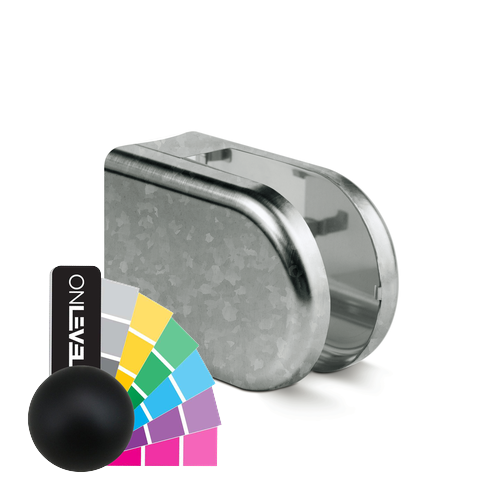 KRONOS D-Form Abdeckkappen Anschluss: rund Ø42.4mm Anwendung innen RAL matt