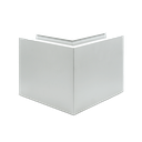 TL-6140 Eckverbinder 90° innen/außen Aluminium natur eloxiert