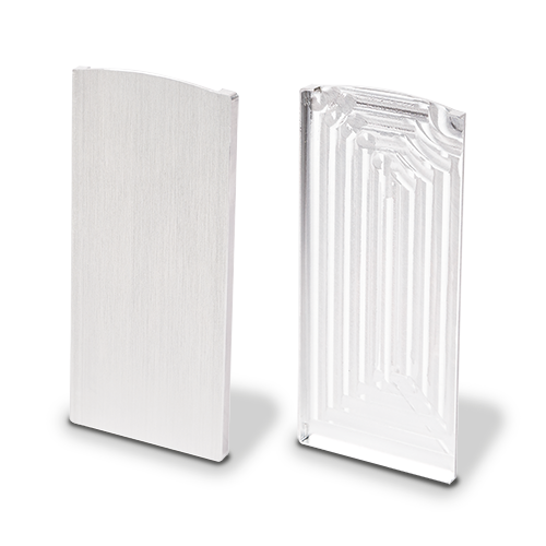 TL-6141 Embout gauche aluminium brut