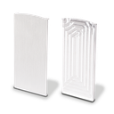 TL-6141 Eindkap rechts aluminium onbehandeld