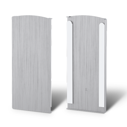 Endcap TL-6141 right with covercap, aluminum RAL struct.