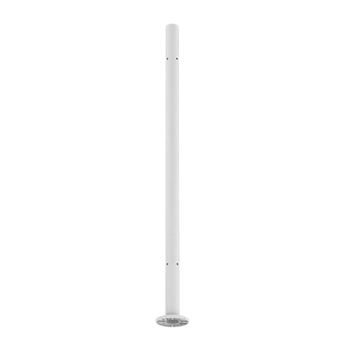 EMPIRE STATE POST Top, Ø42.4x2mm,  H=990mm, d'angle poster 90°, M8 inox 316 brossé