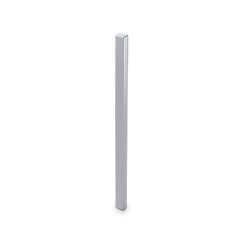 Handgreep set zelfklevend 15x10mm H=300mm, aluminium edelstaal effect
