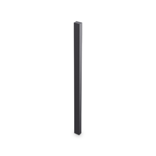 Gérer ensemble autocollant 15x10mm H=300mm, aluminium anodisé noir
