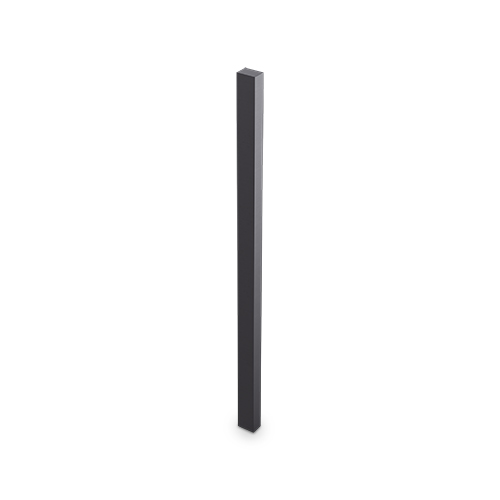 Grip bar set self sticking 15x10mm H=300mm, aluminum black anodized