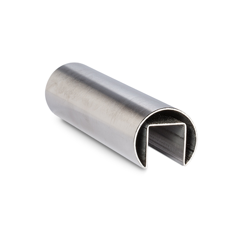 Glashandreling Ø42.4x1.5mm L=5mtr rvs 304 geborsteld