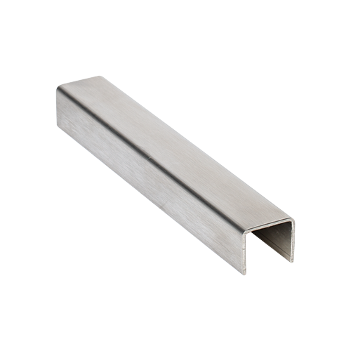 Handlauf U-Profil 30x25x2mm, L=4000mm V4A gebürstet