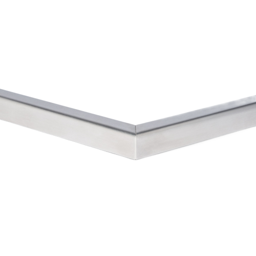 Hörnansl. 90° u-profil horisontell 30x25x2mm AISI 304 satinerad