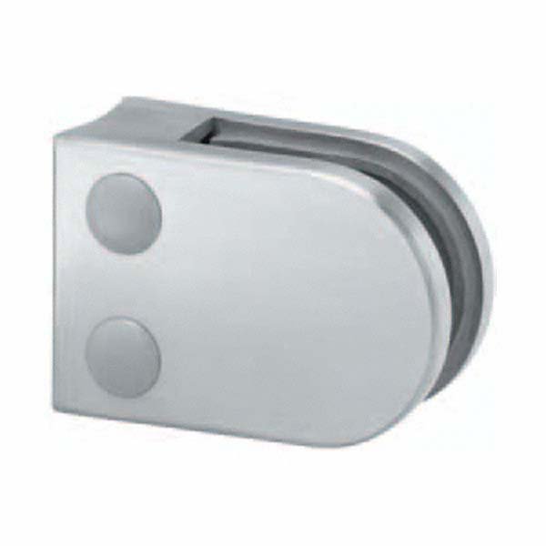 Glassklemme modell 25 forbindelse Ø42.4mm glass 10mm, AISI 316 satineret