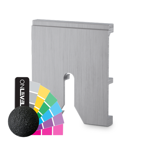 TL-6081 Spacer tjocklek 15mm aluminium RAL strukturerad