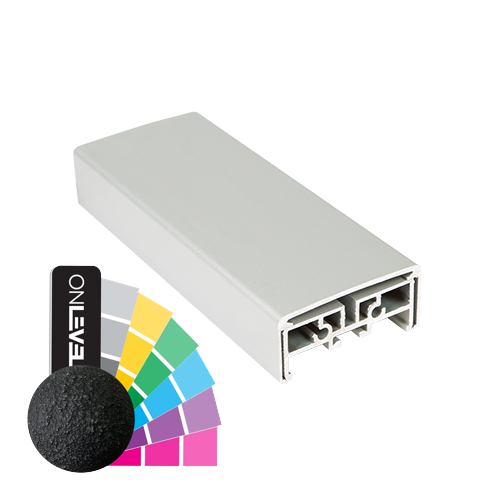 GUARDIAN OF THE UNIVERSE handleuning 79x37mm L=5000mm, alum. RAL struct.