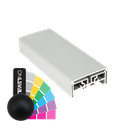 GUARDIAN OF THE UNIVERSE für Handlauf 79x37mm L=5000mm, Aluminium RAL matt