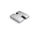 GUARDIAN OF THE UNIVERSE midpost endcap open 58x58mm, alum. RAL shiny