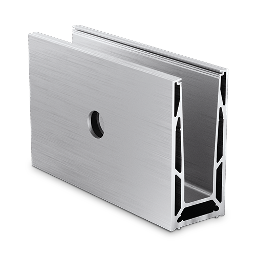 TL-6141 Profil pour verre L=200mm aluminium anodisé