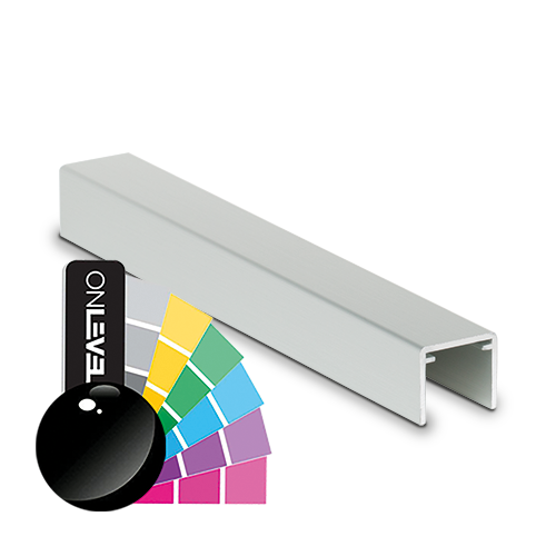Handlauf U-Profil 42x34x3mm L=5000mm, Aluminium RAL glänzend