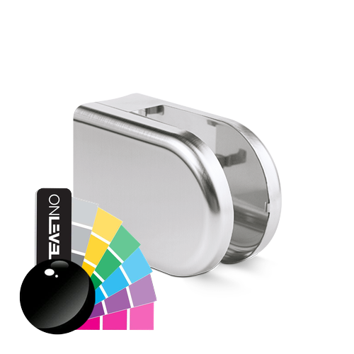 KRONOS D-shape covercaps connection Ø42.4mm RAL shiny