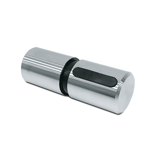 SunView poignée de porte Ø35mm 1 côté 3-voies verre 8-12mm (y compris caoutchouc de verre), inox 304 brossé