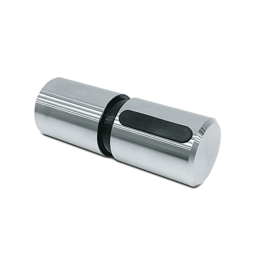 Sunview door handle Ø35mm 1-side 3-lanes glass 8-12mm (incl. glass rubber), AISI 304 satined