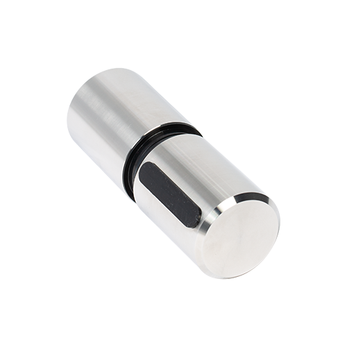SunView deurknop Ø35mm 1-zijde 4-baans glas 8-12mm (incl. glasrubber), rvs 304 geborsteld