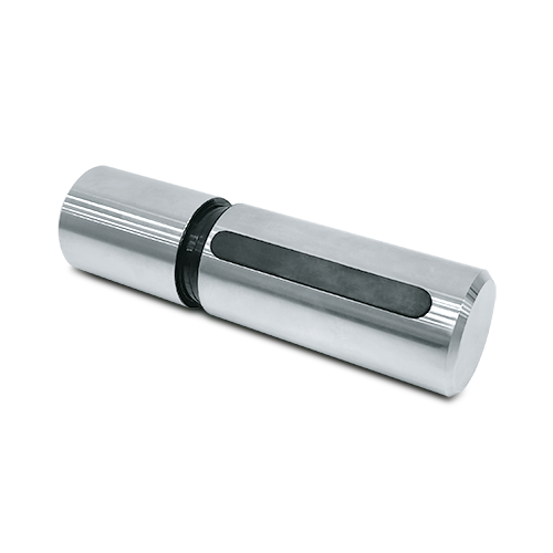 Sunview door handle Ø35mm 1-side 5-lanes glass 8-12mm (incl. glass rubber), AISI 304 satined