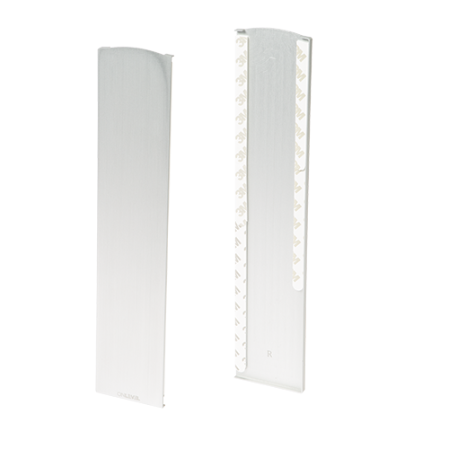 TL-3121 Eindkap rechts alleen voor hoog afdekkap aluminium onbehandeld