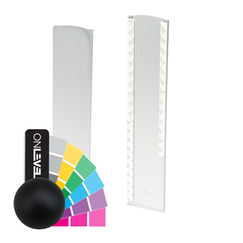 TL-3121 Endkappe rechts volle Höhe Abdeckkappe Aluminium RAL matt