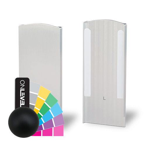 TL-3010 Endkappe links Aluminium RAL matt