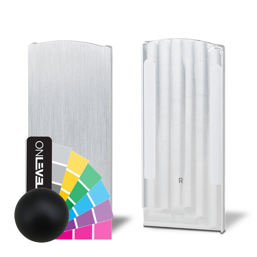 TL-3010 Embout droit aluminium RAL mat