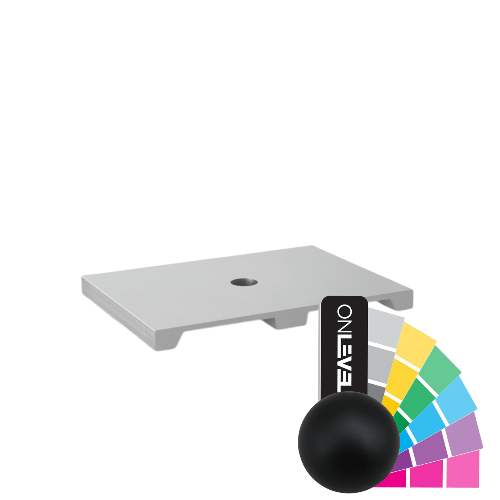TL-3010 Afstandhouder dikte 10mm aluminium RAL mat