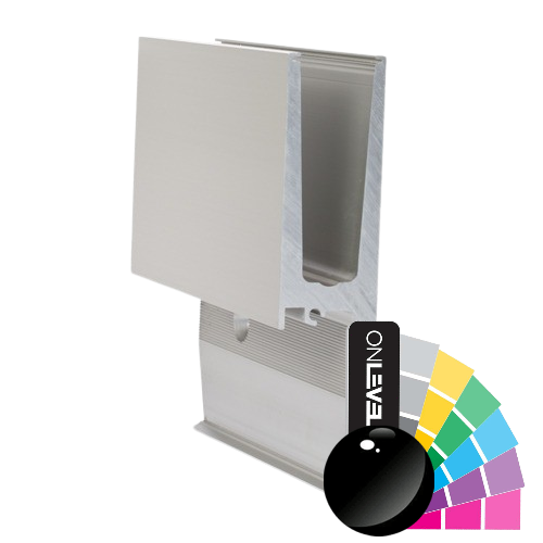 TL-3011 Profilé pour verre L=5000mm alum. RAL brillant