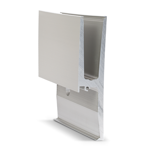 BEND-FIT TL-3011 Glass profile L=6000mm aluminum (max. usable after bending L=5000mm) (tempering T4)