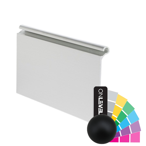 TL-3011 Afdekkap L=5000mm aluminium RAL mat