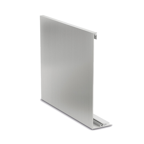 TL-3011 Covercap full height L=2500mm aluminum natural anodized